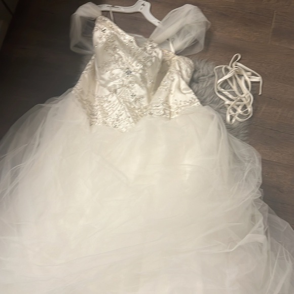 Princess Wedding Dress with Corset backing - Picture 10 of 17